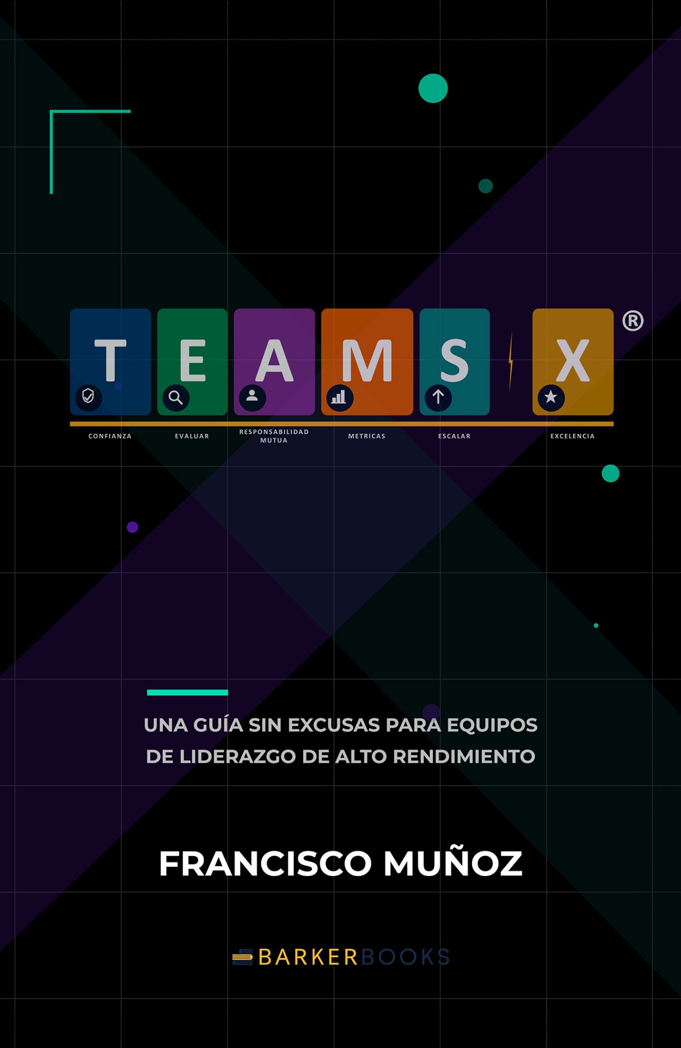 Portada del libro TEAMS-X: Una Guía Sin Excusas para Equipos de Liderazgo de Alto Rendimiento